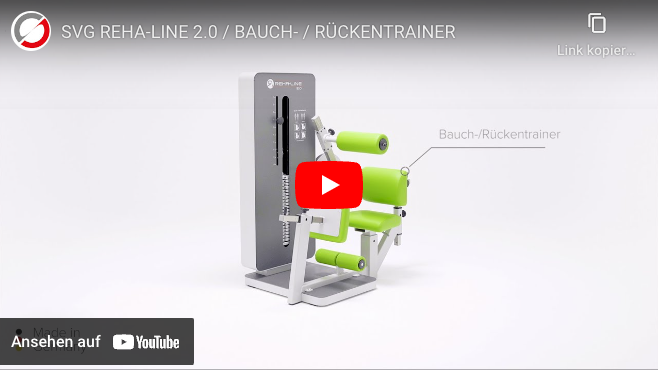 Thumbnail für das Video zum Reha Gerät "Reha-Line 2.0 Bauch/Rückentrainer"